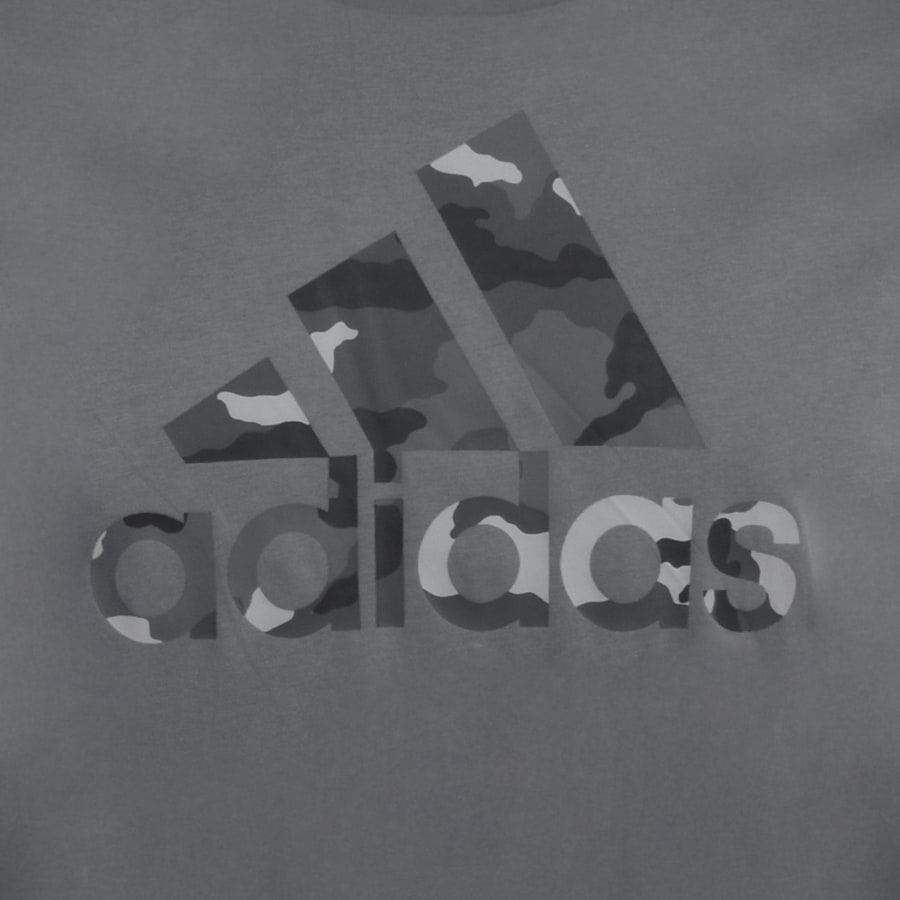 Grey adidas logo online